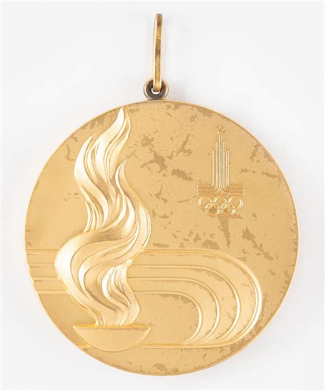 Moscow Summer Olympics Gold Winner S Medal For Handball Rr