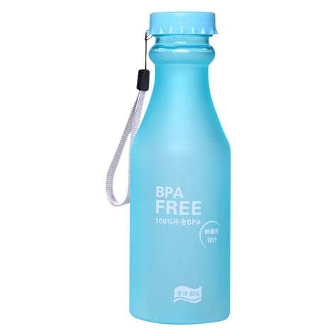 Imossad 18oz Matte Water Bottle Bpa Free Transparent Water Bottles