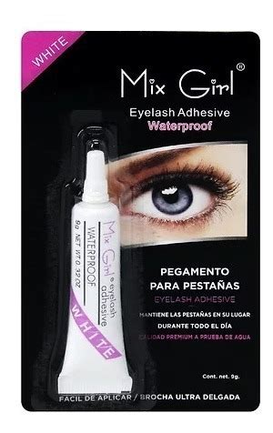 Pegamento Para Pesta As Blanco Mix Girl J Original Meses Sin