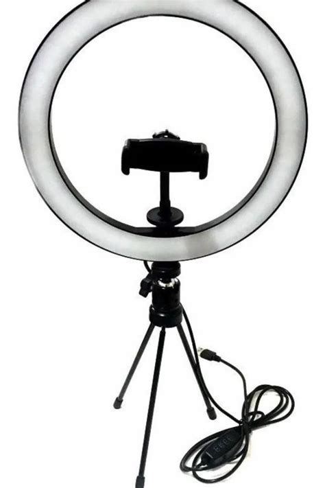 Ring Light Iluminador Luz Led Selfie Tripé Mesa Mercado Livre