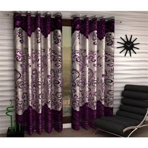 India Furnish Knitted Supremo Polyester Printed Panel Design Curtains