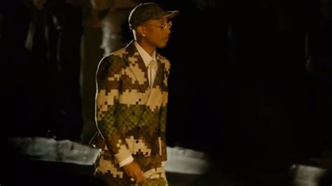 Pharrell Williams makes Louis Vuitton debut at Paris Men's Fashion Week ...