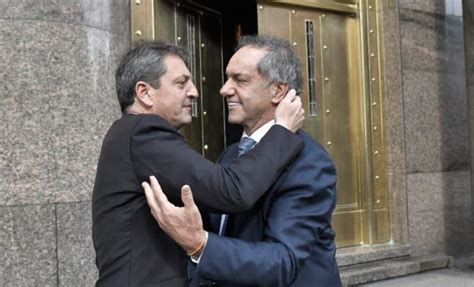 Unión Por La Patria Massa Y Scioli Se Reunieron Para Dejar Atrás Las