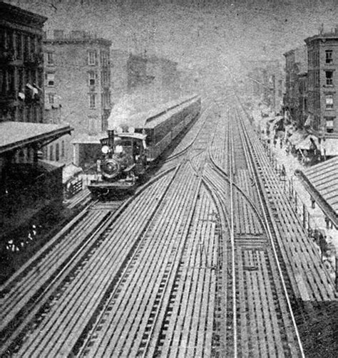 Third Avenue El From Battery Park To Harlem Along The Bowery And