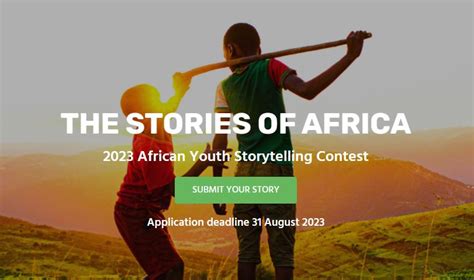 Global Landscapes Forum (GLF) African Youth Storytelling Contest 2023 ...