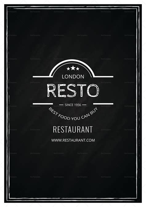 Modern Restaurant Menu Classic Design Template In Psd Publisher Word