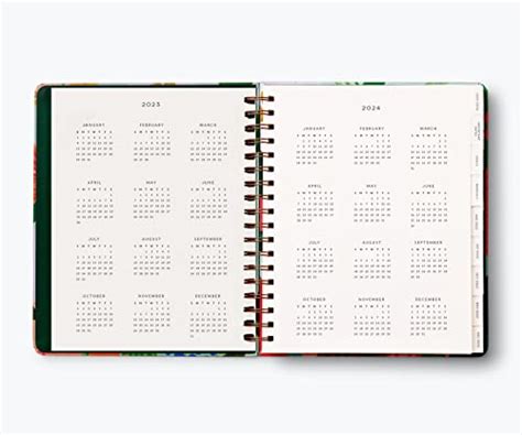 Rifle Paper Co 2023 Sicily 17 Month Hard Cover Spiral Planner Aug