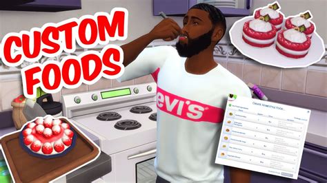 CUSTOM FOODS DRINKS YOU SHOULD TRY IN YOUR GAME THE SIMS 4 YouTube