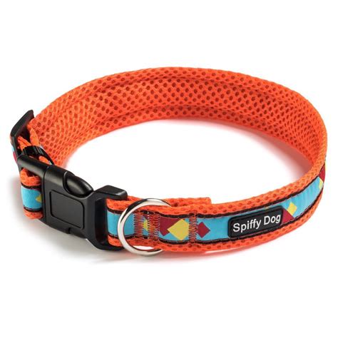 Spiffy Dog, Orange Blue Sunset Collar – Xtra Dog: Soft, Fleece Dog ...