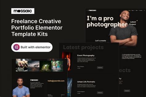 Mossaic Freelance Creative Portfolio Elementor Template Kit