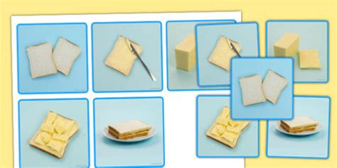 Making A Sandwich Photo Sequencing Cards Teacher Made