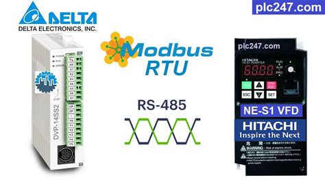 Plc Delta Modbus Rtu Hitachi Ne S1 Tutorial