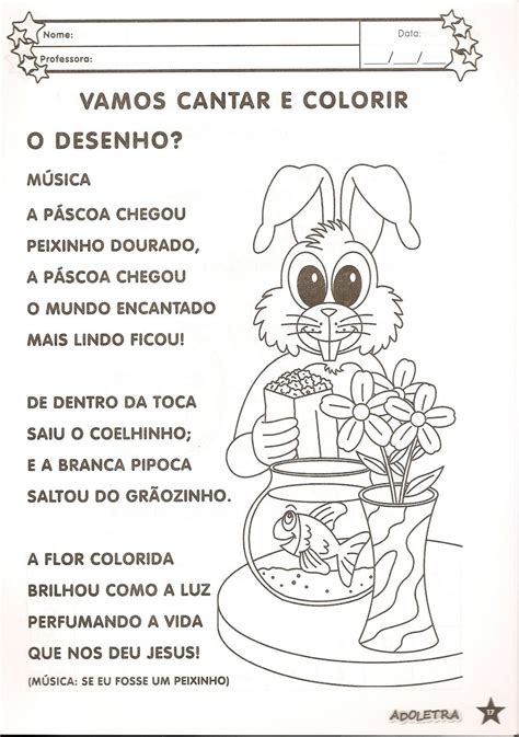 Lindas atividades para a Páscoa Coelhinho para montar cartão de