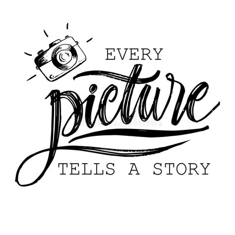 Every Picture Tells A Story Stock Illustration Illustration Of