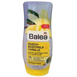 Balea Dusch Bodymilk Vanille F R Trockene Haut Ml Flasche