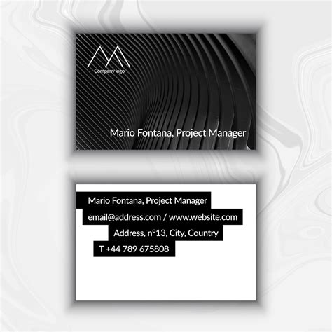 Business Card Free template – Architecture on Behance