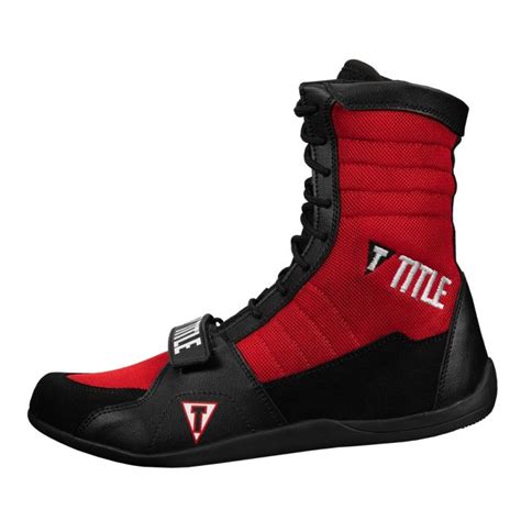 Боксерки Title Ring Freak Boxing Shoes Black Red ᐉ купить по отличной ...