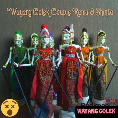 Jual Wayang Golek Couple Rama Sinta Isi Pcs Shopee Indonesia