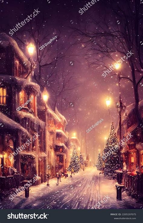 326 Victorian Christmas Street Scene Images, Stock Photos, 3D objects ...