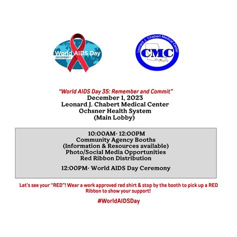 World Aids Day Events Louisiana Health Hub Std Hiv Hepatitis Program