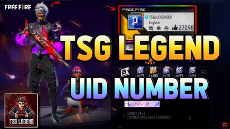 Tsg Legend Uid Tsg Legend Id 🔥 Tsg Legend Free Fire Id Tsglegend Ki Uid ~tsg Youtube