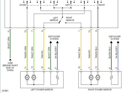 Power Mirror Switch Wiring Diagram