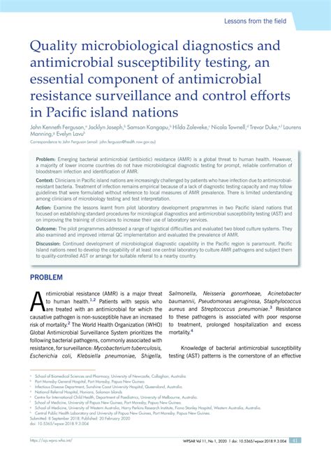 PDF Quality Microbiological Diagnostics And Antimicrobial