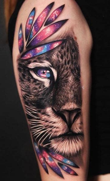 Colorful Tiger Tattoo