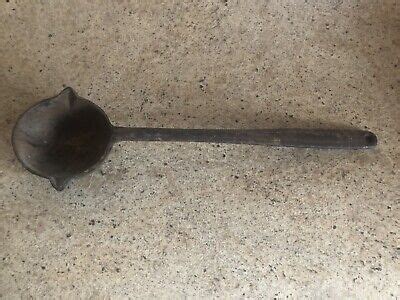 Vintage Cast Iron Smelting Ladle - 15 3/8" | eBay