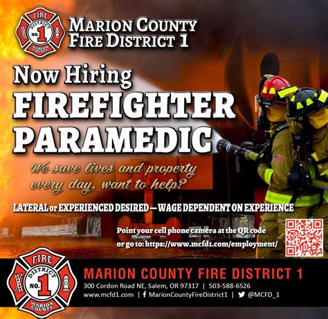 Employment Opportunities In The MCFD No 1 Marion County Fire