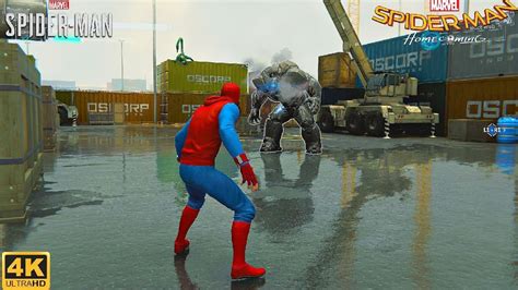 Spider Man Vs Rhino And Scorpion With Homemade Suit Marvel S Spider