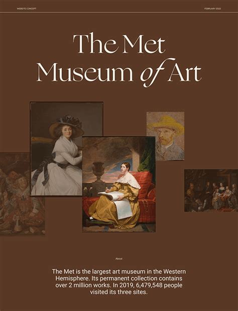 The Met Museum of Art - redesign concept :: Behance