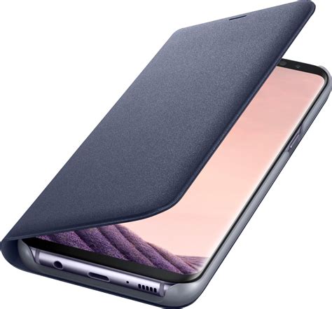 Questions And Answers LED Wallet Cover For Samsung Galaxy S8 Orchid