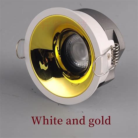 SPOTS Golden 2 Inch 7W 6000K Spot Lumineux Led Cob Ultra Mince Avec