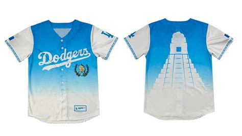 Los Angeles Dodgers 2023 Guatemalan Heritage Night Baseball Jersey