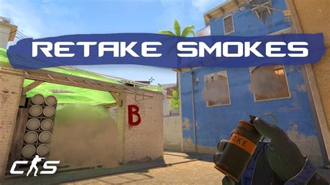 Cs2 Mirage The 3 Best Retake Smokes For B Site Youtube