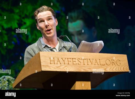 Benedict Cumberbatch Reading At Letters Live Event At Hay Festival 2014