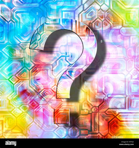 Question Mark Colorful Stock Photo Alamy