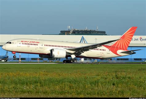 Vt Anj Air India Boeing Dreamliner Photo By Mathias Henig Id