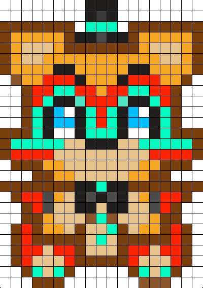 Glamrock Freddy Plush Perler Bead Pattern Bead Sprites Characters The The Best Porn Website