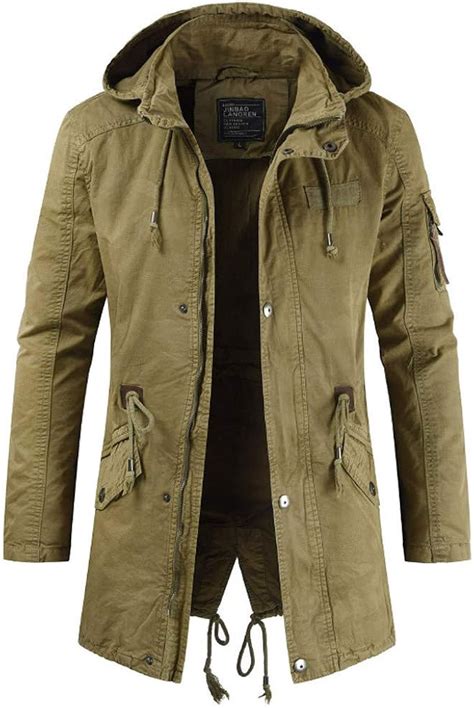 Herren Winterparka Jacket Parka Parkajacke Military Parka Fieldjacke