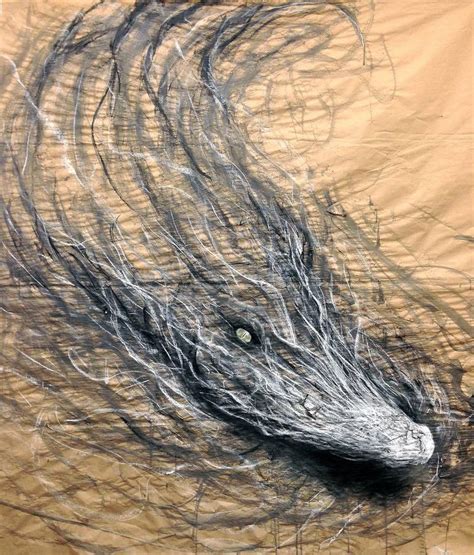 Saltwater Crocodile Drawing by Fiona Tang | Saatchi Art