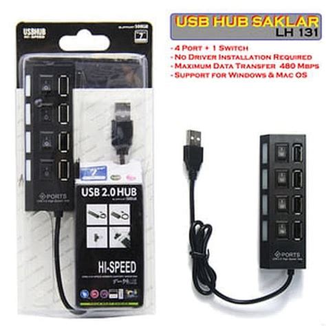 Jual Usb Hub Saklar In Lh On Off Switch Saklar Stop Kontak