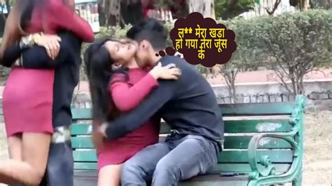 Hot Call Girl Kissing Prank 😘 Prank On Girl In The Park Kiss Prank Viral Prank Sexy Prank