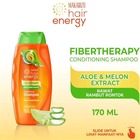 Jual Makarizo Hair Energy Fibertherapy Conditioning Shampoo Aloe Melon