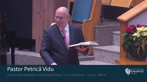 Am P Vidu Dou Ntreb Ri Fundamentale La Cr Ciun Luca