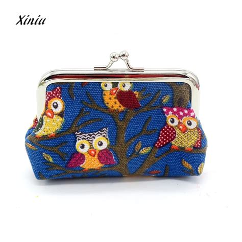 New Design Women Lovely Owl Coin Purse Vintage Style Lady Small Wallet