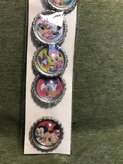 Minnie Mouse Set Of 5 Refrigerator Magnets Etsy