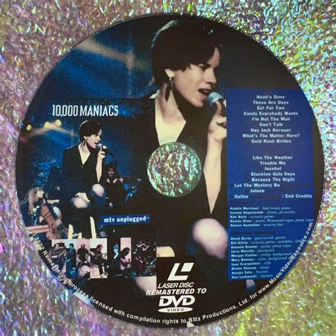 10 000 Maniacs MTV Unplugged DVD 1994 Remastered From LaserDisc To