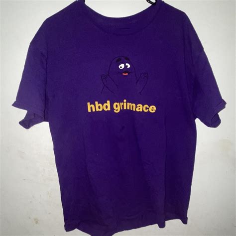 Grimace shirt Manufacturer is McDonald’s - Depop